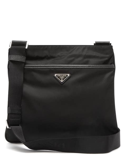 prada canvas messenger bag|prada messenger bag men's.